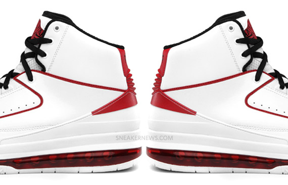 Air Jordan 2.0 White Black Varsity Red Summary