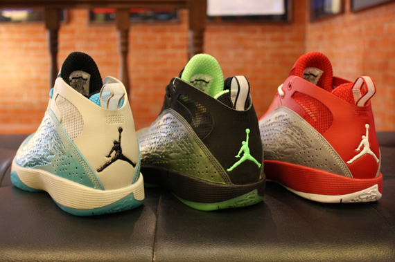 Air Jordan 2011 Orion Blue Varsity Red Neo Lime Release Date Change 01
