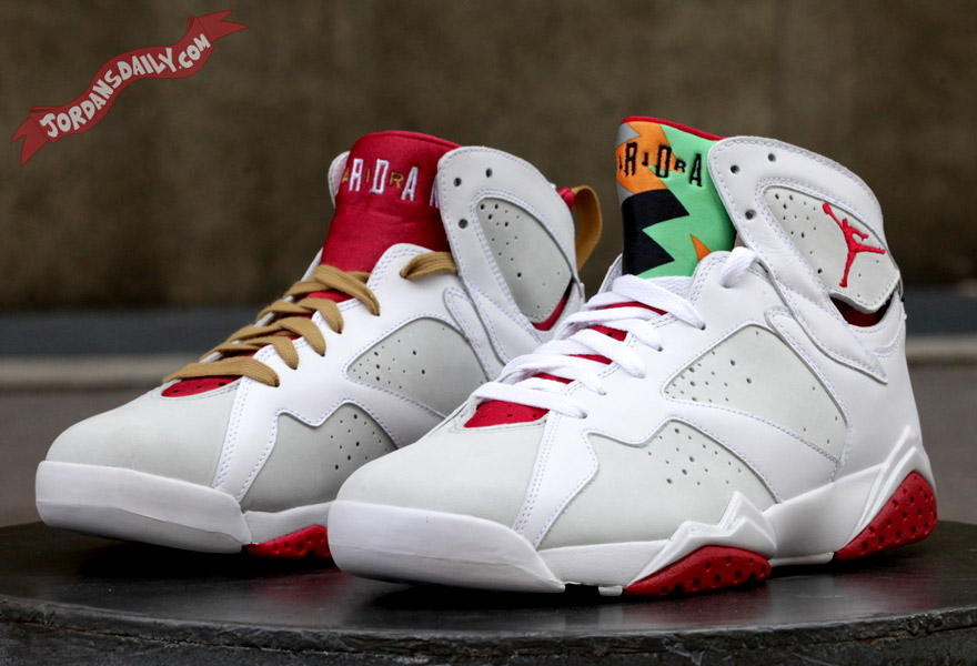 Air Jordan 7 Rabbit Hare Compare 02