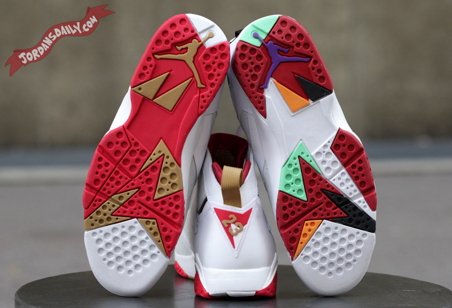 Air Jordan 7 Rabbit Hare Compare 11