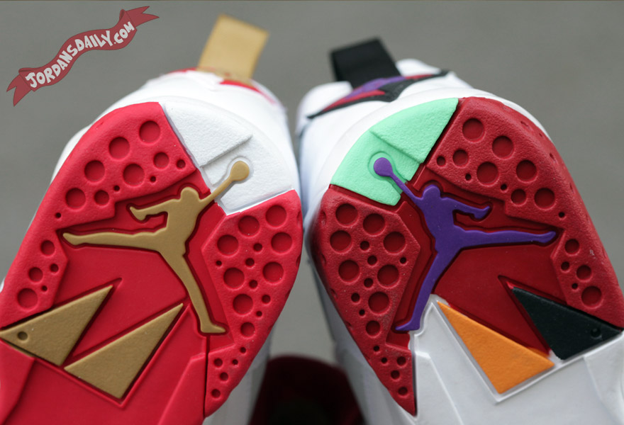 Air Jordan 7 Rabbit Hare Compare 12