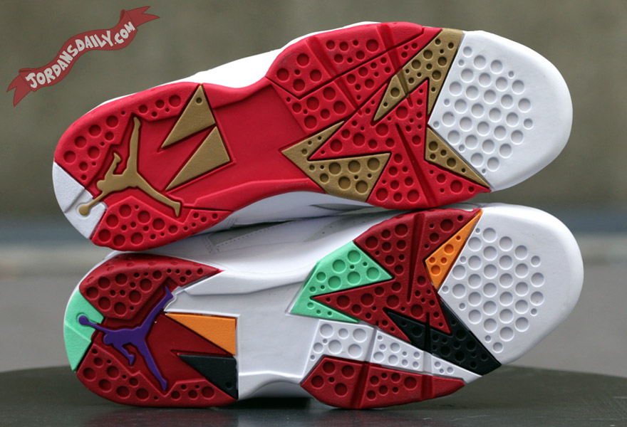 Air Jordan 7 Rabbit Hare Compare 13