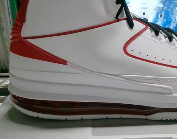 Air Jordan Ii Max White Black Varsity Red Kickslablog 01