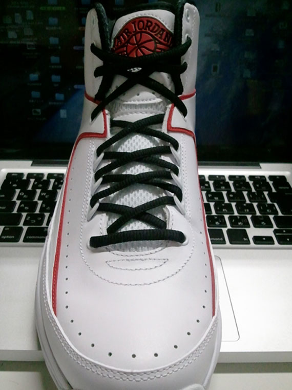 Air Jordan Ii Max White Black Varsity Red Kickslablog 05