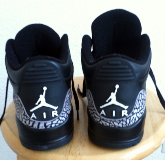 Air Jordan Iii Black Leather Cement Holiday 2008 Sample 04