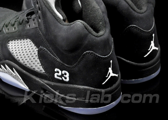 Air Jordan V Black Metallic Silver 2011 Kl 05