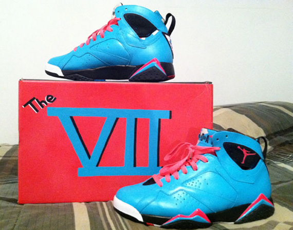 Air Jordan Vii South Beach Custom 02