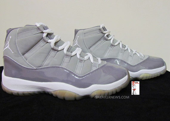 jordan 11 cool grey yellow sole