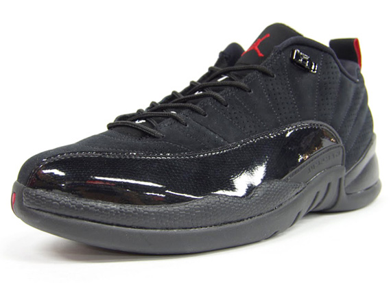 Air Jordan Shroud Xii Low Black Patent Varsity Red Mita 10