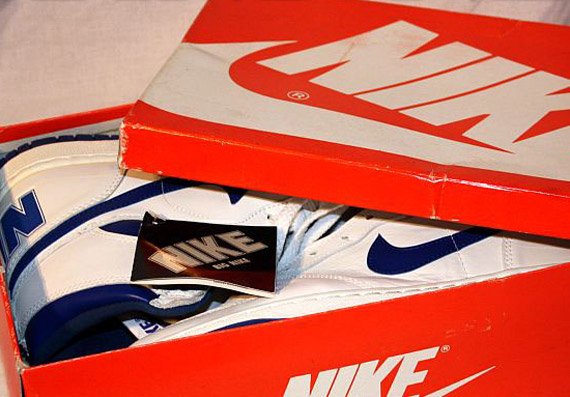 Big Nike High - White - Royal | OG Pair on eBay - SneakerNews.com