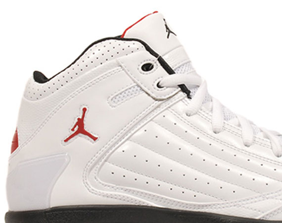 Jordan F2F – White – Varsity Red – Black