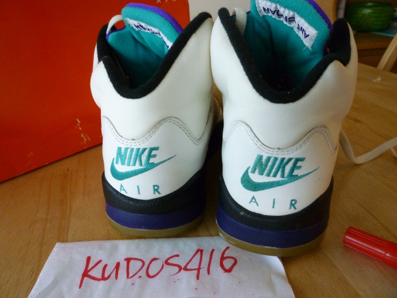 Air Jordan V Grape – OG Pair On eBay