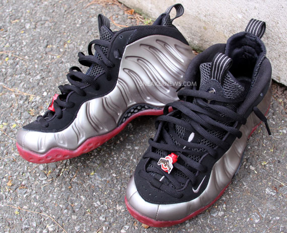 Nike Air Foamposite One Ohio State Sole Swap Customs By Jason Negron 4