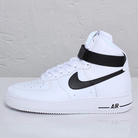 Nike Air Force 1 High White Black 1