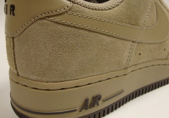 Nike Air Force 1 Low – Beige Suede