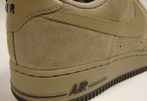Nike Air Force 1 Low – Beige Suede