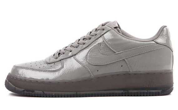 Nike Air Force 1 Low Grey Crinkle Patent 2