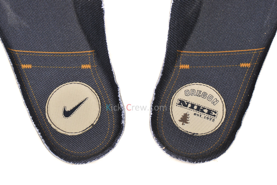 Nike Air Force 1 Premium Denim Dark Obsidian Metallic Bronze 8