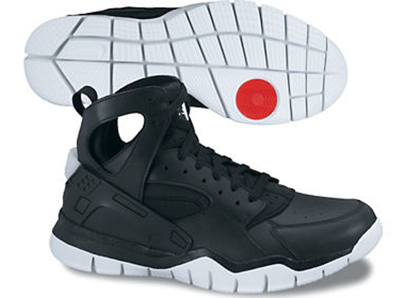 Nike Air Huarache Bball 2012 Black White Black Spring 2012
