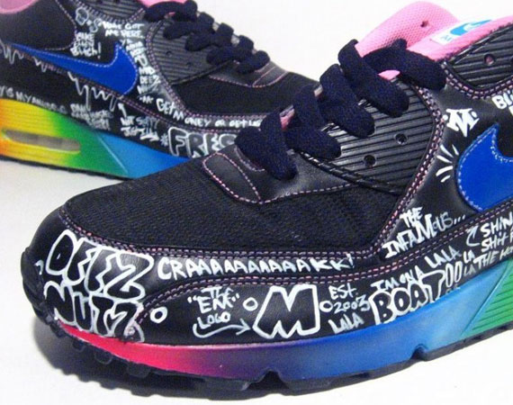 Nike AirMax 90 - Graffiti design