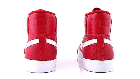 Nike Blazer Mid Red White Croc Skin 03