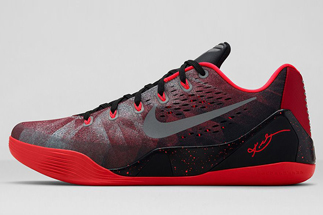 Nike Kobe 9 Em Gym Red Metallic Silver Bright Crimson Rd Thumb