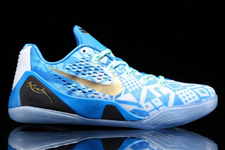 Nike Kobe 9 Em Hyper Cobalt White Photo Blue Gold Rd Thumb