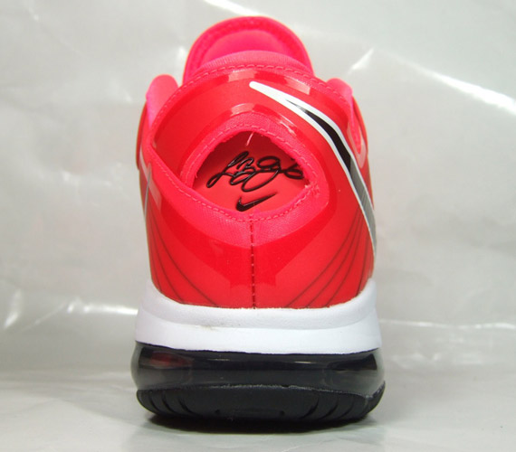 Nike Lebron 8 V2 Low Solar Red Black White New Images 4