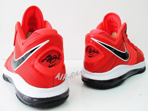 Nike Lebron 8 V2 Low Solar Red Air Randy 03