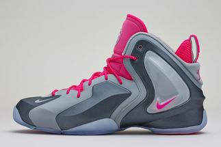 Nike Lil Penny Posite Wolf Grey Hyper Pink Rd Thumb