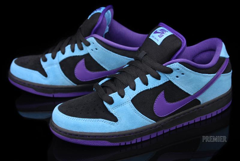 Nike Sb Dunk Low Pro Aqua Black Varsity Purple Baltic Blue 2