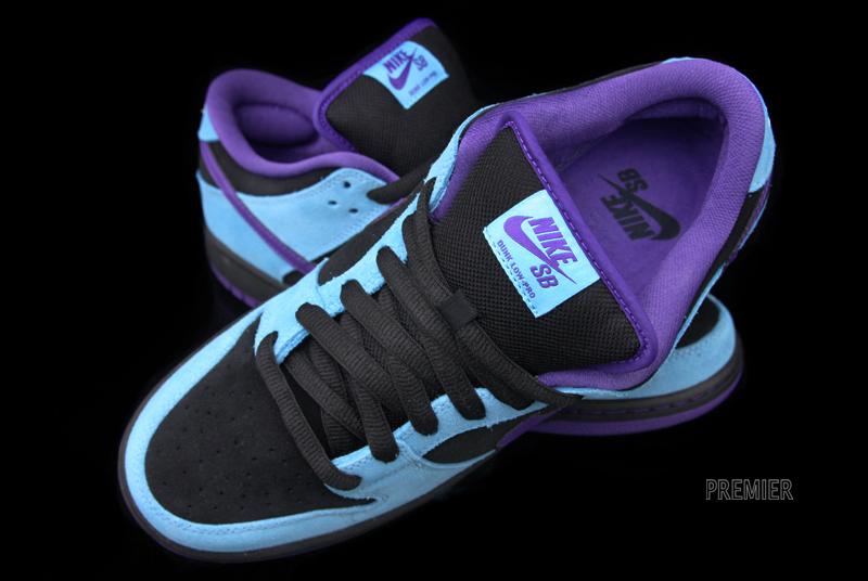 Nike Sb Dunk Low Pro Aqua Black Varsity Purple Baltic Blue 6