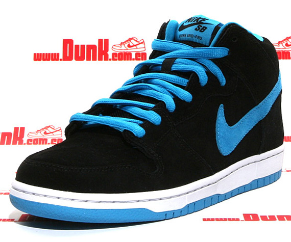 Nike Sb Dunk Mid Black Orion Blue 06
