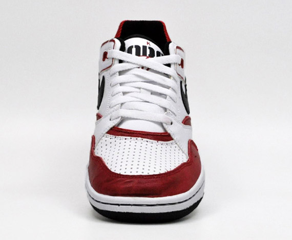 Nike Sky Force 88 Low White Red Black Step 04