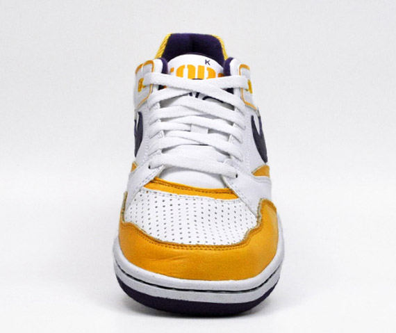 Nike Sky Force 88 Low White Yellow Purple Step 03