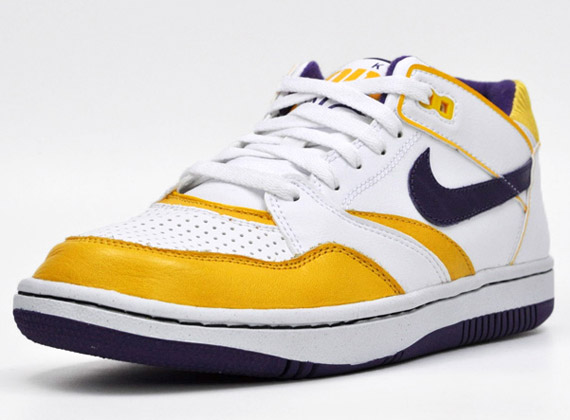 Nike Sky Force 88 Low White Yellow Purple Step 06