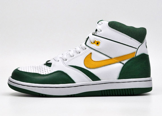 Nike Sky Force 88 Mid White Green Yellow 05