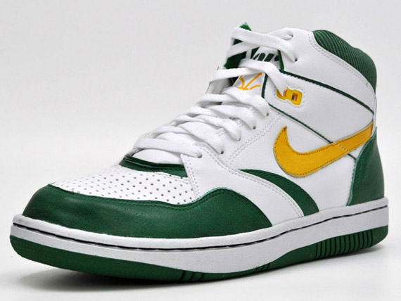 Nike Sky Force 88 Mid White Green Yellow 07