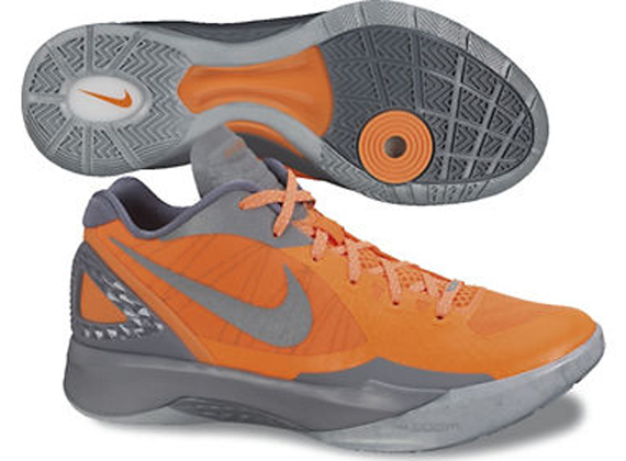Nike Zoom Hyperdunk 2011 Low Lw Pe Total Orange Cool Grey Metallic Silver Spring 2012