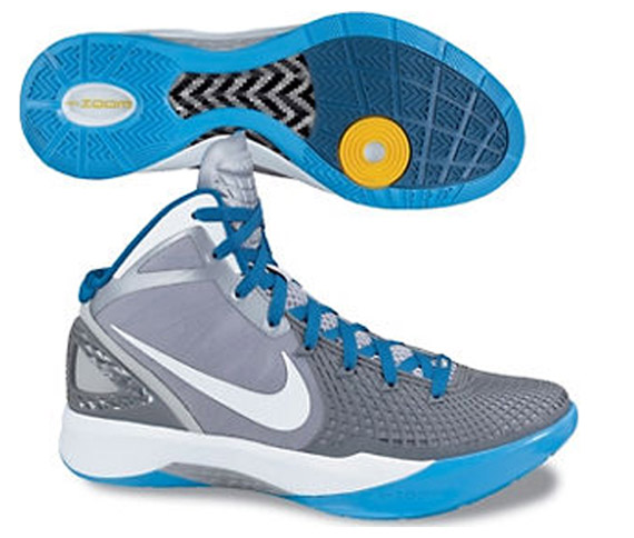 Nike Zoom Hyperdunk 2011 Supreme Wolf Grey Green Abyss Current Blue White Spring 2012 2