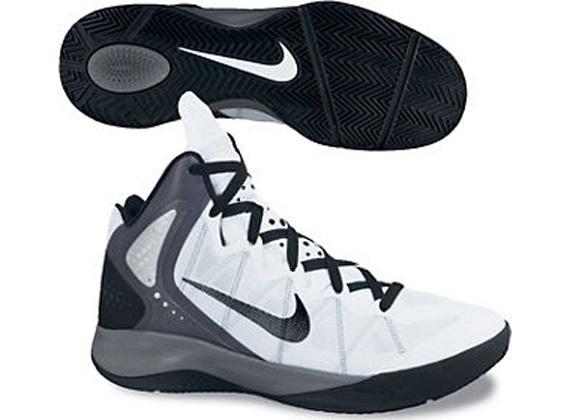 Nike Zoom Hyperforce White Cool Grey Metallic Silver Black Spring 2012