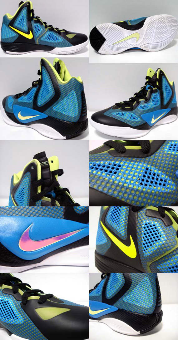 Nike Zoom Hyperfuse 2011 Black Blue 2