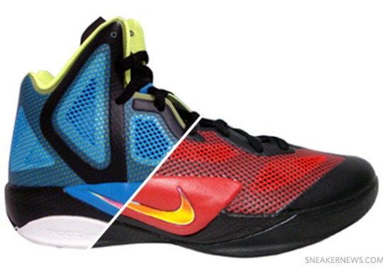 Nike Zoom Hyperfuse 2011 – Black – Blue + Black – Red