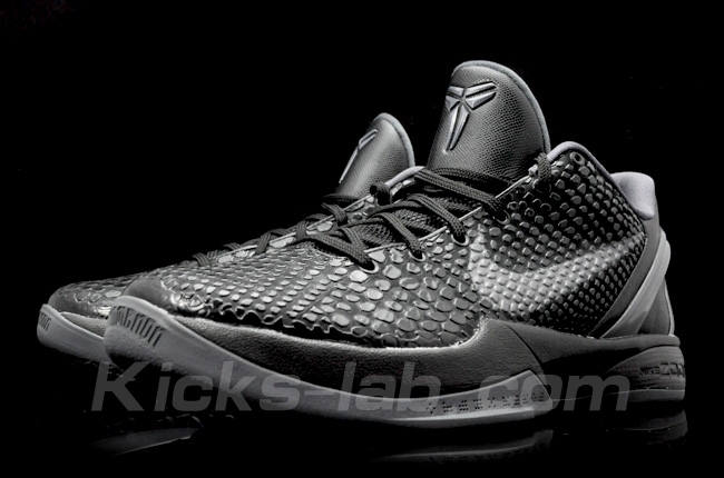 Nike Zoom Kobe Vi Black Grey 2