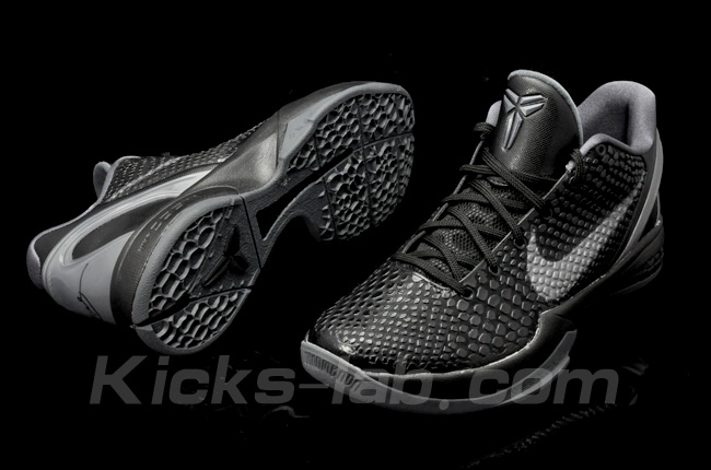 Nike Zoom Kobe Vi Black Grey 3