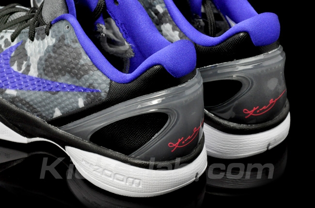 Nike Zoom Kobe Vi Camo Grey Blue Red 1