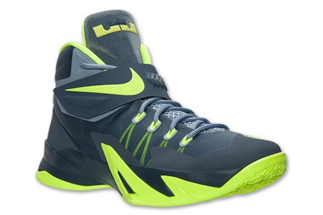 Nike Zoom Lebron Soldier 8 Magnet Grey Volt Rd Thumb