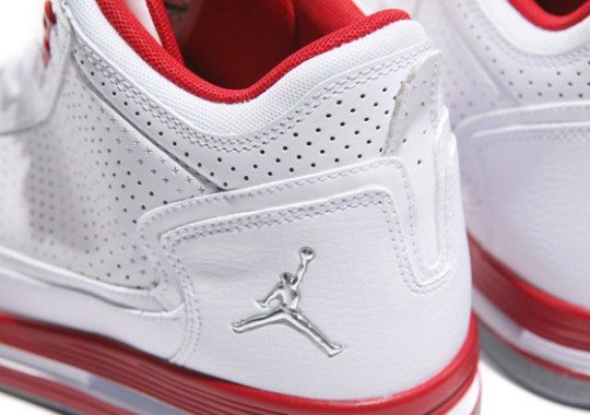 Jordan C-Series – White – Varsity Red – Metallic Silver