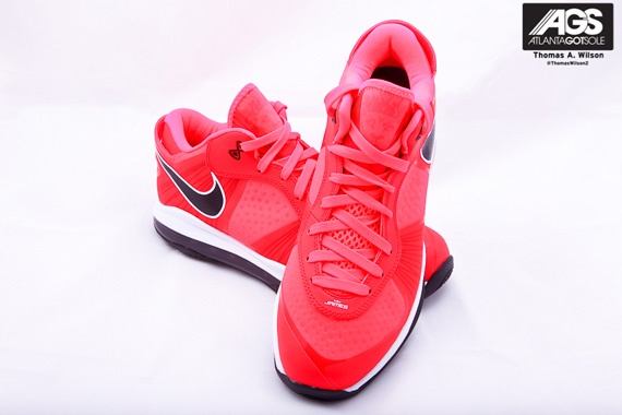 Ags Lebron 8 Solar Red Nike 1