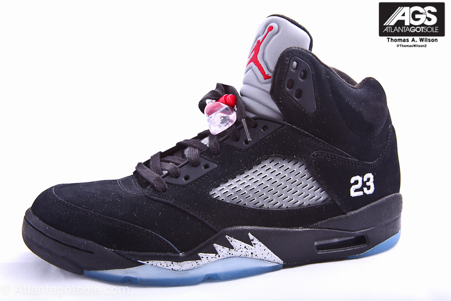 Air Jordan V Black Metallic Silver Retro 2011 2